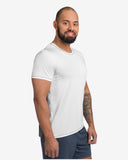 White Smoke Print Athletic T-shirt