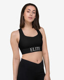 Black Longline Sports Bra
