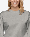 Embroidered Tracksuit Fleece Sweatshirt