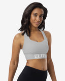 Light Grey Longline Sports Bra
