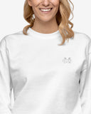 Embroidered Tracksuit Fleece Sweatshirt